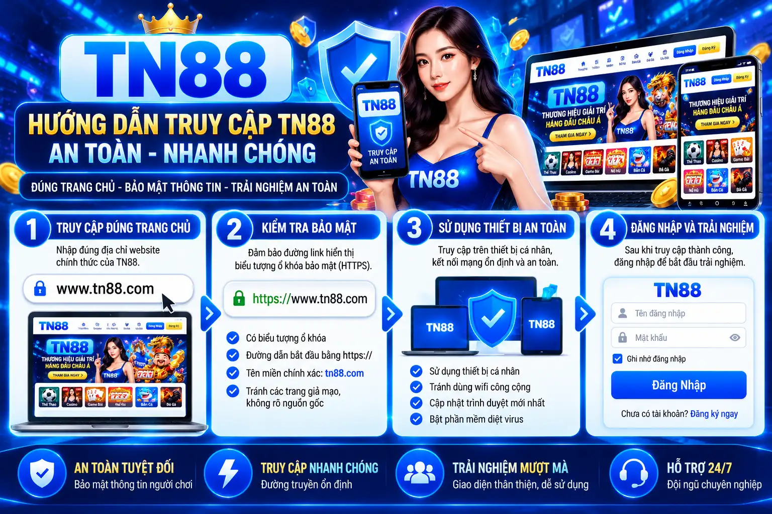 Hướng Dẫn Truy Cập TN88 An Toàn Nhanh Chóng