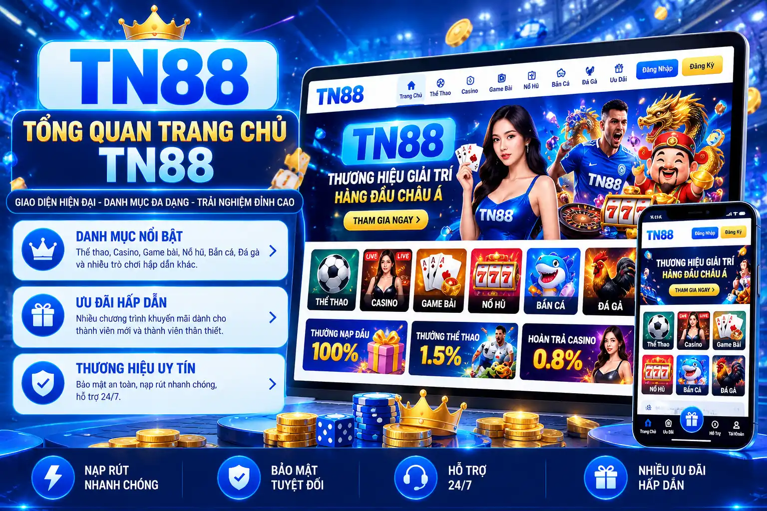 Tổng Quan Trang Chủ TN88